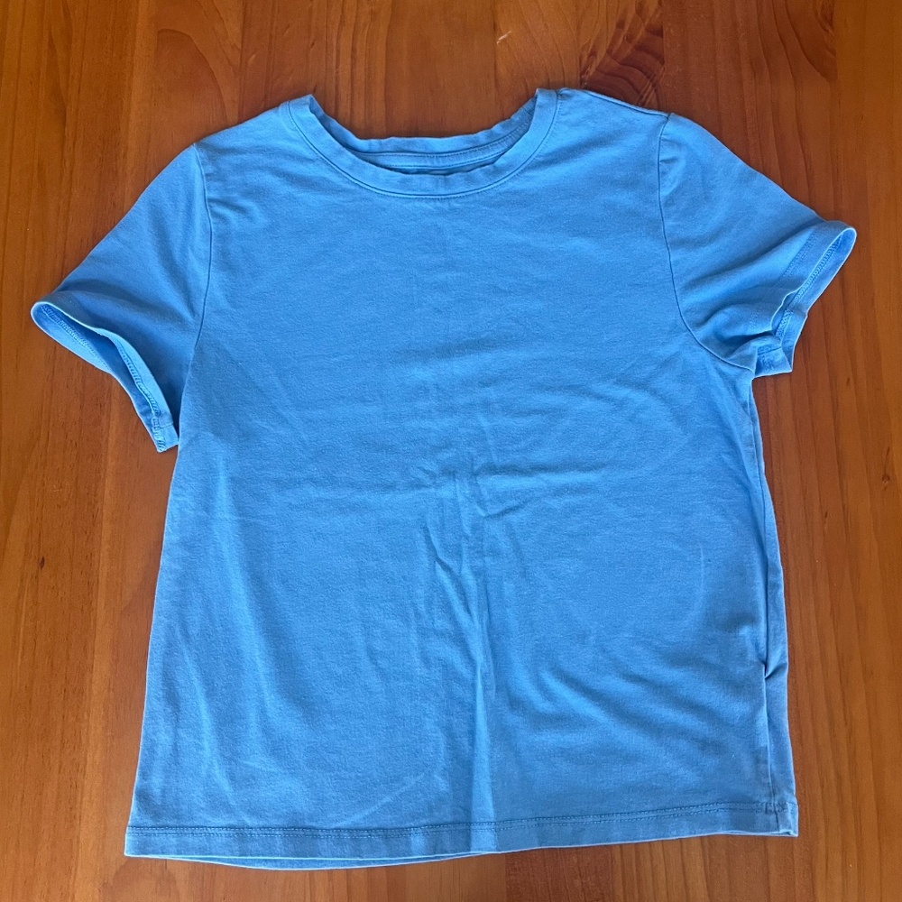 Old Navy Light Blue Baby Tee